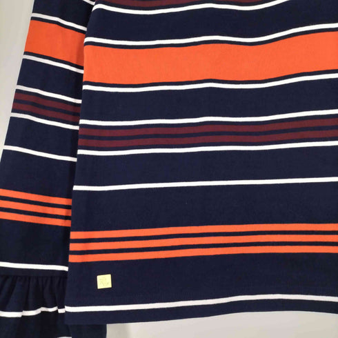ローレンラルフローレン LAUREN RALPH LAUREN ボートネック フレアスリーブ ボーダーカットソー レディース import:M