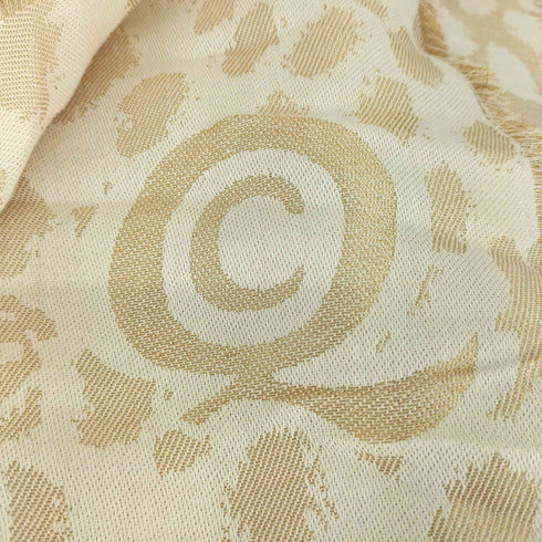 アレキサンダーマックイーン Alexander McQueen シルク混 レオパード柄 大判ストール レディース