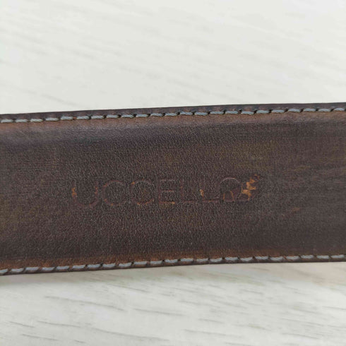 UCCELLO イタリア製 レザーベルト メンズ 54/120