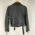 ザラ ZARA ラムレザーダブルライダースジャケット レディース import:M