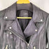 ザラ ZARA ラムレザーダブルライダースジャケット レディース import:M