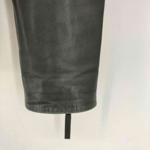 ザラ ZARA ラムレザーダブルライダースジャケット レディース import:M