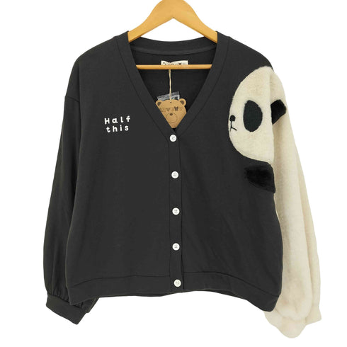 LIVERY HALFTHIS パンダ袖 Vネックカーディガン レディース FREE