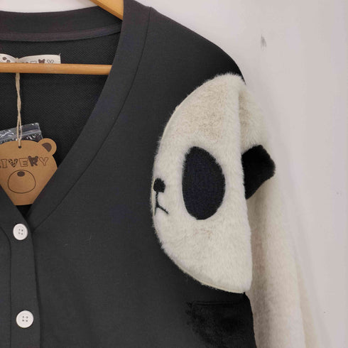 LIVERY HALFTHIS パンダ袖 Vネックカーディガン レディース FREE