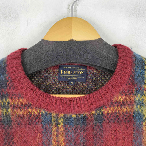 ペンドルトン PENDLETON モヘア混 チェック柄 セーター メンズ import:M