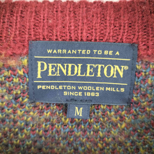 ペンドルトン PENDLETON モヘア混 チェック柄 セーター メンズ import:M