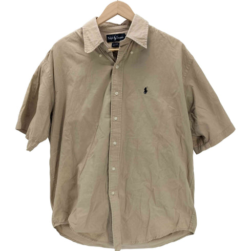 ポロバイラルフローレン Polo by RALPH LAUREN 90S BLAIRE ポニー刺繍 S/S ボタンダウン シャツ ビックサイズ メンズ import:M