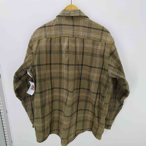 カーハート Carhartt 00S 裏地サーマル ワッフル フラップポケット L/S ヘビーウェイト コットン チェック シャツ メンズ import:L