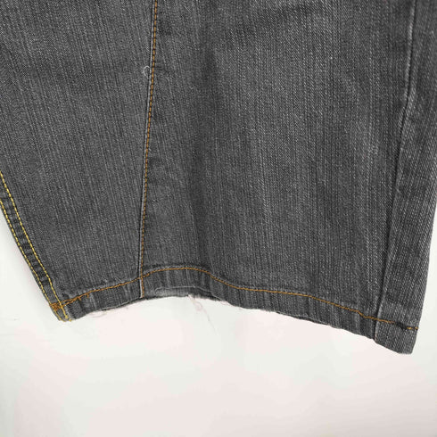 ロカウェア Rocawear 00S バック ロゴ ペイント 立体裁断 5ポケット バギー デニム パンツ 極太 B系 ビックサイズ メンズ 44