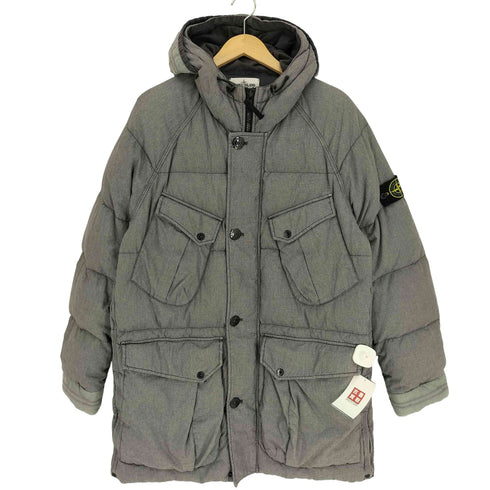 ストーンアイランド STONE ISLAND 14AW MIX FIBRE WATRO TELA DOWN ジップアップ フーデット ダウンコート メンズ import:XL
