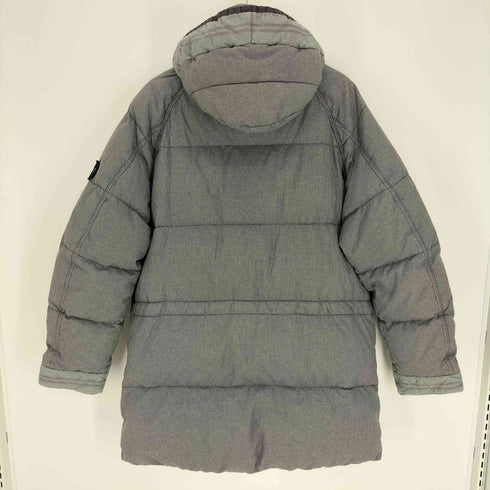 ストーンアイランド STONE ISLAND 14AW MIX FIBRE WATRO TELA DOWN ジップアップ フーデット ダウンコート メンズ import:XL