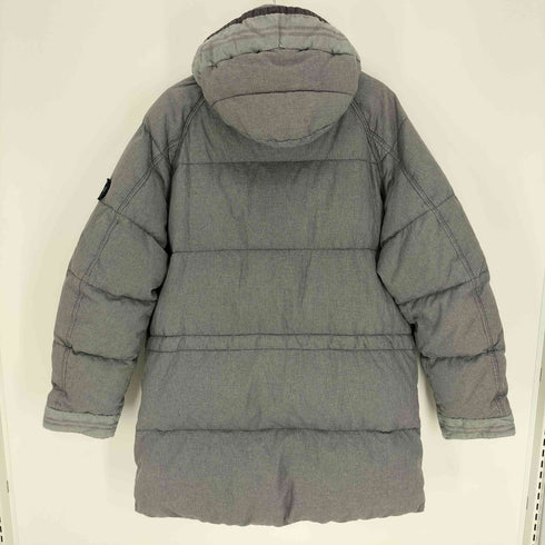 ストーンアイランド STONE ISLAND 14AW MIX FIBRE WATRO TELA DOWN ジップアップ フーデット ダウンコート メンズ import:XL