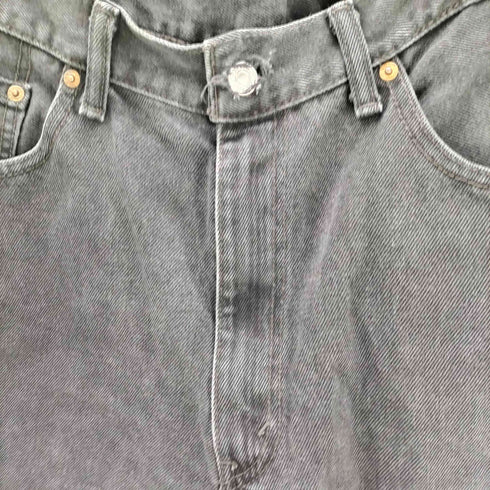 リーバイス Levis 550 5ポケット ストレート ブラック デニム パンツ ビックサイズ メンズ W38L30