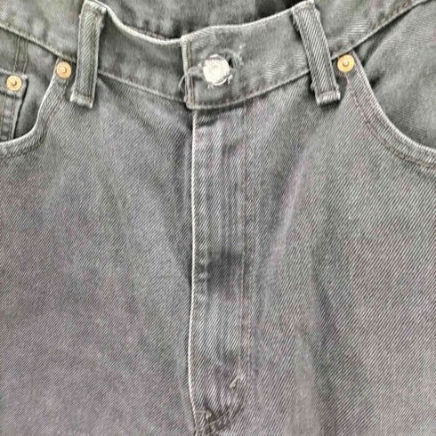リーバイス Levis 550 5ポケット ストレート ブラック デニム パンツ ビックサイズ メンズ W38L30