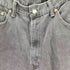 リーバイス Levis 550 5ポケット ストレート ブラック デニム パンツ ビックサイズ メンズ W38L30