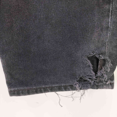 リーバイス Levis 550 5ポケット ストレート ブラック デニム パンツ ビックサイズ メンズ W38L30