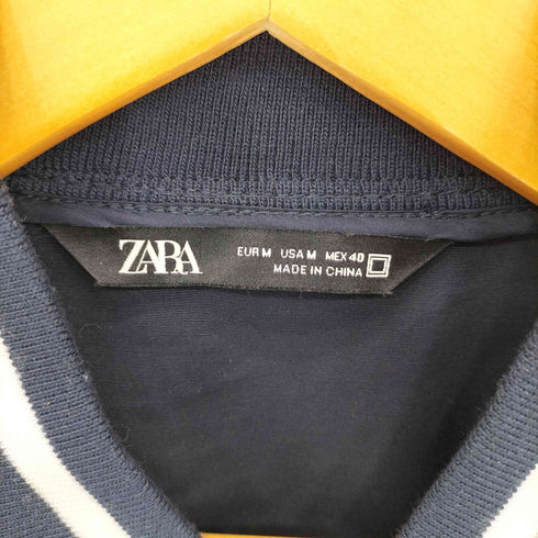 ザラ ZARA ボアワッペン スナップボタン スタジャン メンズ M