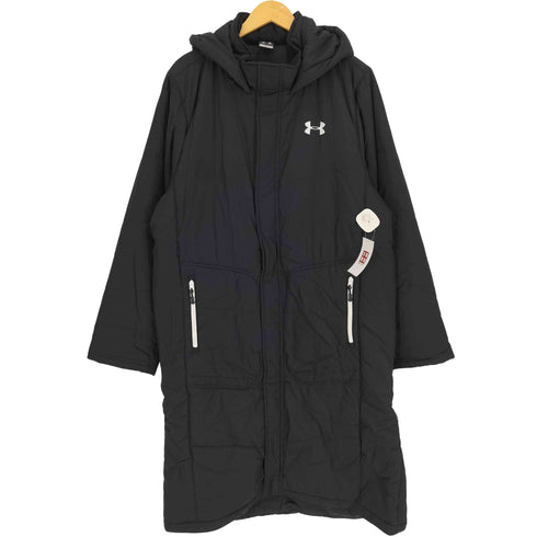 アンダーアーマー UNDER ARMOUR 13AW サッカーフットサル防寒ウェアー 中綿 フーデット コート メンズ import:XL