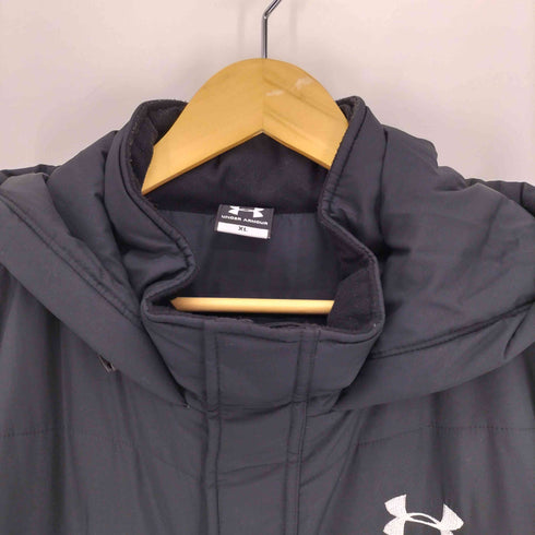 アンダーアーマー UNDER ARMOUR 13AW サッカーフットサル防寒ウェアー 中綿 フーデット コート メンズ import:XL