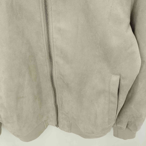 ザラ ZARA FAUX SUEDE BOMBER JACKET フェイク スウェード ブルゾン メンズ M