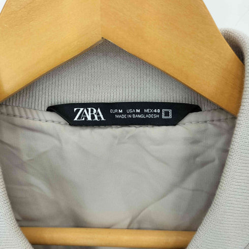 ザラ ZARA FAUX SUEDE BOMBER JACKET フェイク スウェード ブルゾン メンズ M