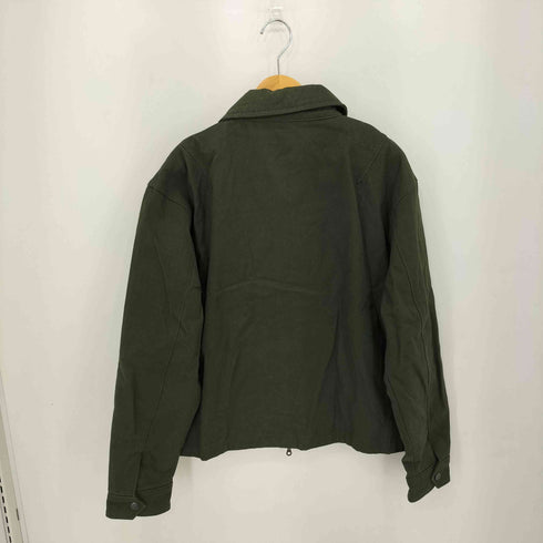 ザラ ZARA ダブルジップ 切替デザイン ワークジャケット メンズ M