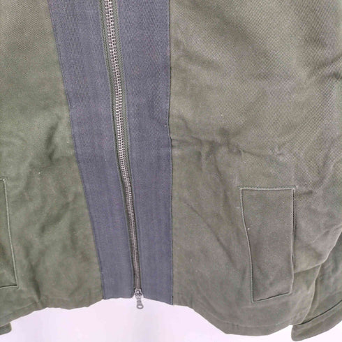 ザラ ZARA ダブルジップ 切替デザイン ワークジャケット メンズ M