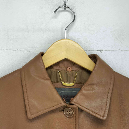 Sheepskin AZZURRO 羊革 レザーコート レディース 9AR