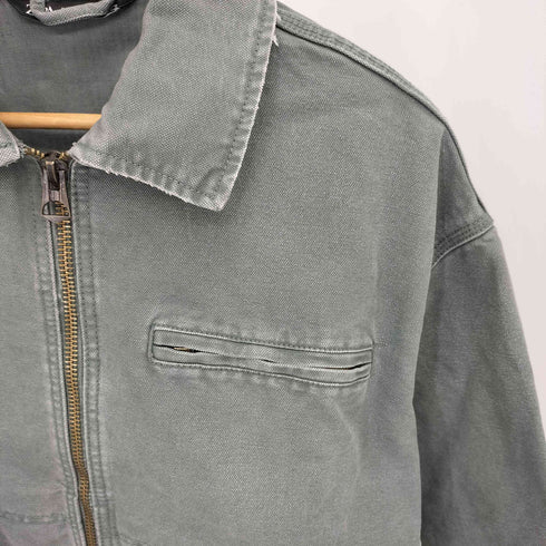 ザラ ZARA オーバーサイズ ウォッシュ加工 デニムジャケット メンズ M