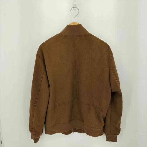 ザラ ZARA ハイネック フェイク スエード スウェード ジャケット メンズ L