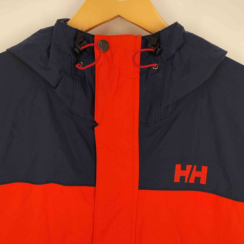 ヘリーハンセン HELLY HANSEN ロゴ刺繍 裾ドローコード ナイロンジャケット マウンテンパーカー メンズ import:M