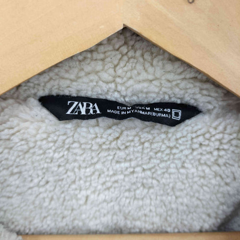 ザラ ZARA 裏地ボア ファイヤーマンジャケット メンズ M