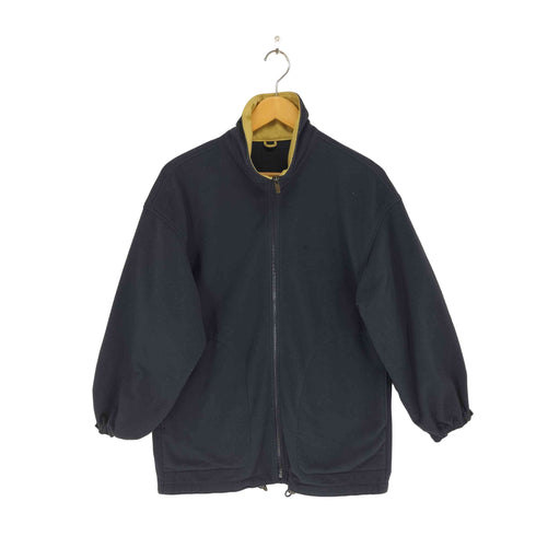 バーバリーズ BURBERRYS ロゴ刺繍フリースブルゾン レディース JPN:7号