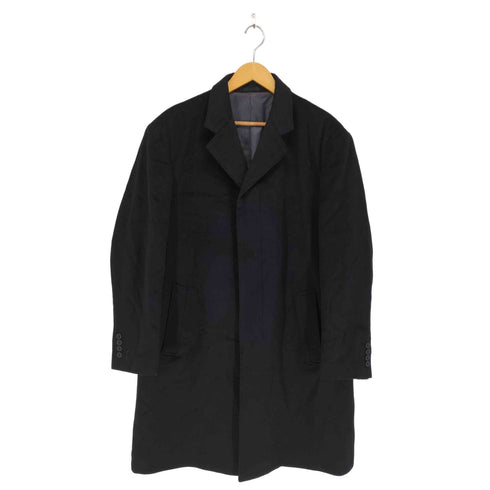 ニコルサンジル Nicole St Gilles カシミア混ウール 比翼ステンカラーコート メンズ JPN:XL