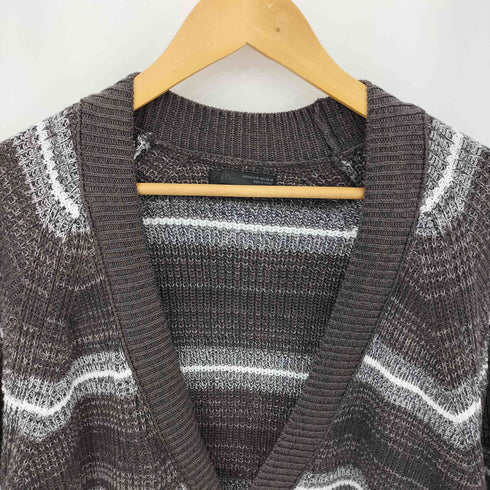 ザラ ZARA テクスチャー ストライプ レギュラーフィット カーディガン メンズ S-M