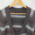 ザラ ZARA テクスチャー ストライプ レギュラーフィット カーディガン メンズ S-M