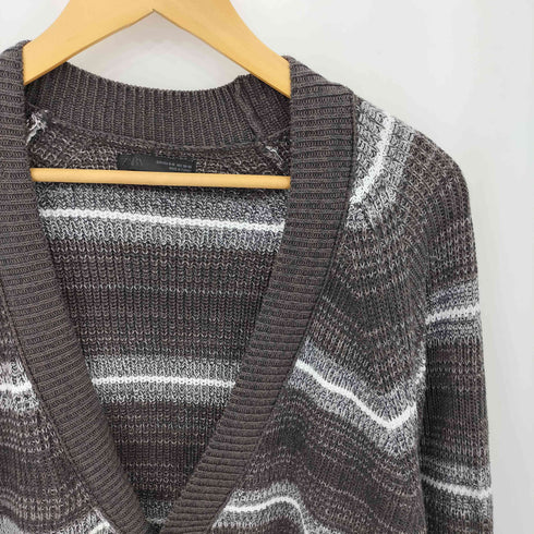 ザラ ZARA テクスチャー ストライプ レギュラーフィット カーディガン メンズ S-M