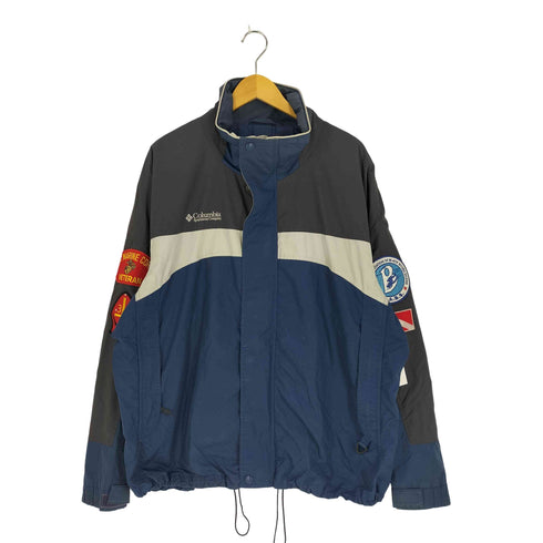 コロンビアスポーツウェア Columbia Sportswear 00S アームワッペン ツートン ナイロンジャケット メンズ import:XL
