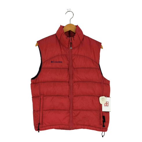コロンビアスポーツウェア Columbia Sportswear TITANIUM ロゴ刺繍 裾ドローコード ダウンベスト メンズ import:XS