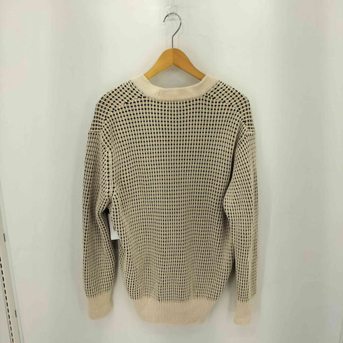 ザラ ZARA ジオメトリック ジャガード ニットカーディガン メンズ L