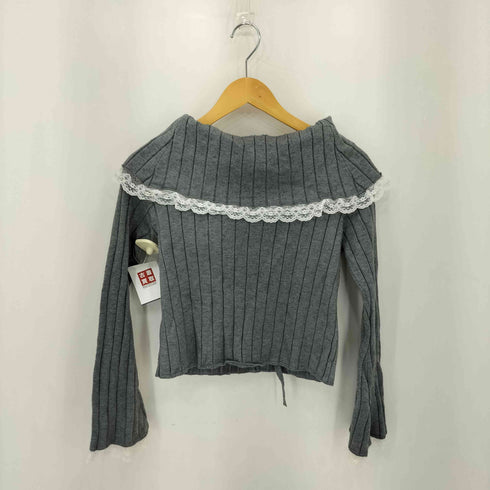 ジュエティ jouetie コサージュオフショルニットトップス レディース import:M