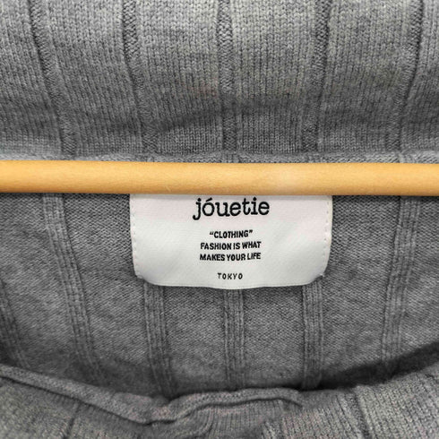 ジュエティ jouetie コサージュオフショルニットトップス レディース import:M