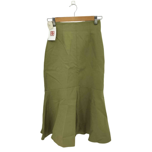 プラステ PLST コットンブレンドチノハイウエストマーメードスカート レディース JPN:S