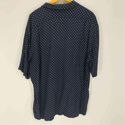 ポロバイラルフローレン Polo by RALPH LAUREN 90s~00s CLAYTON ドット レーヨン 半袖オープンカラーシャツ メンズ import:XL