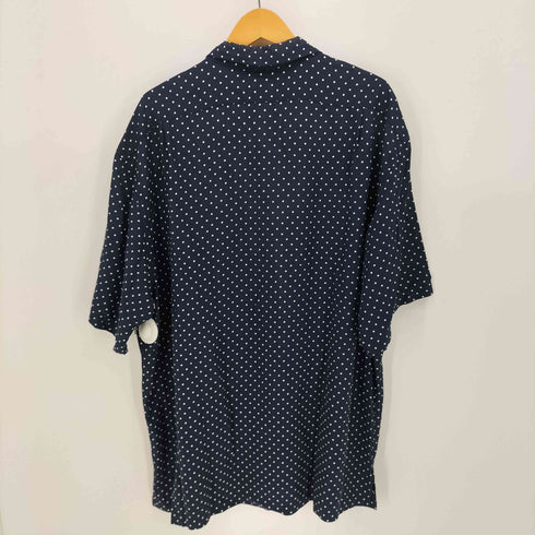 ポロバイラルフローレン Polo by RALPH LAUREN 90s~00s CLAYTON ドット レーヨン 半袖オープンカラーシャツ メンズ import:XL