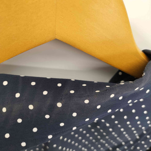 ポロバイラルフローレン Polo by RALPH LAUREN 90s~00s CLAYTON ドット レーヨン 半袖オープンカラーシャツ メンズ import:XL