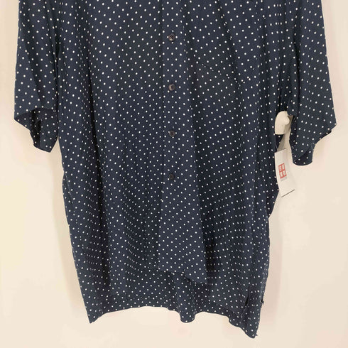 ポロバイラルフローレン Polo by RALPH LAUREN 90s~00s CLAYTON ドット レーヨン 半袖オープンカラーシャツ メンズ import:XL