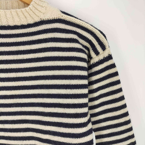 ルトリコチュール LE TRICOTEUR 英国製 TRADITIONAL GUERNSEY SWEATER / ガンジーセーター レディース JPN:34
