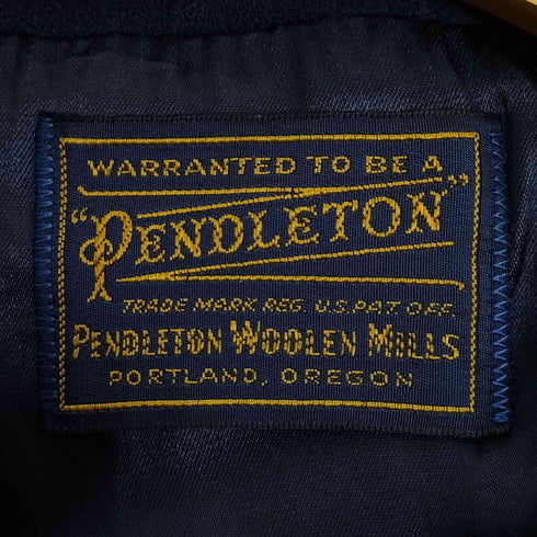 ペンドルトン PENDLETON 70s WOOLEN MILLS クルミボタン ウール ハンティングコート ハーフコート メンズ