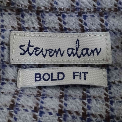スティーブンアラン Steven Alan 21/ NEL CHECK REVERSE SEAM SHIRT-BOLD/シャツ メンズ JPN:S